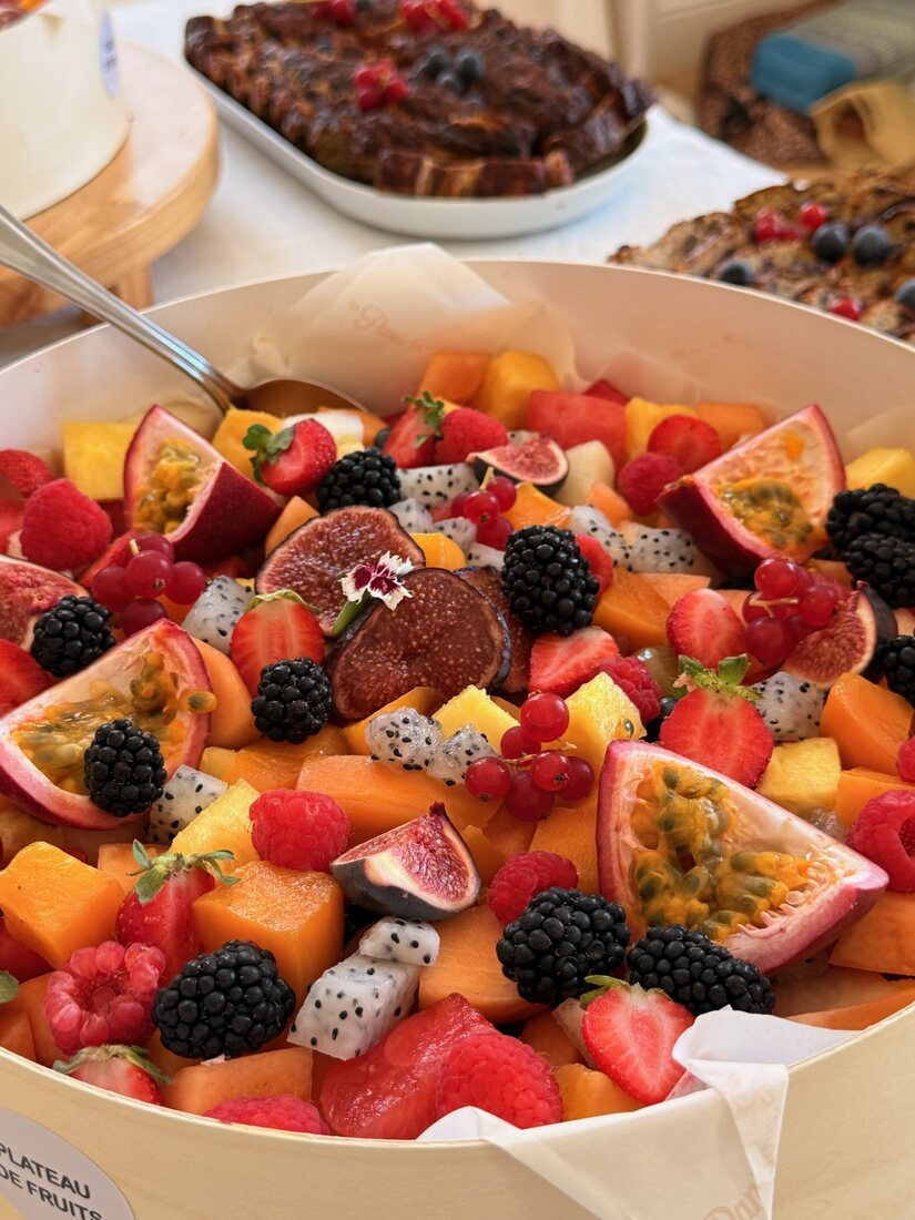 Le plateau de fruits frais